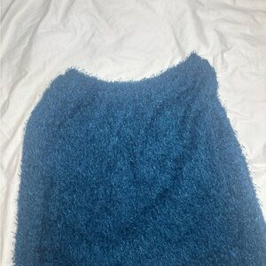 Elegant Blue Women's Skirt